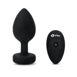 b-Vibe Vibrating Jewels Butt Plug  - Remote Control -   (XXL)