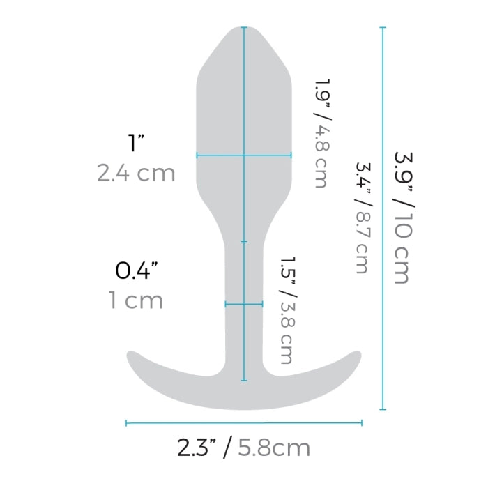 b-Vibe Snug Plug 1 Vibrating Butt Plug