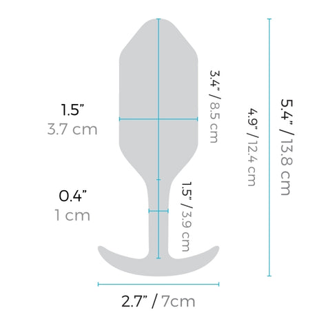 b-Vibe Snug Plug 3 Vibrating Butt Plug