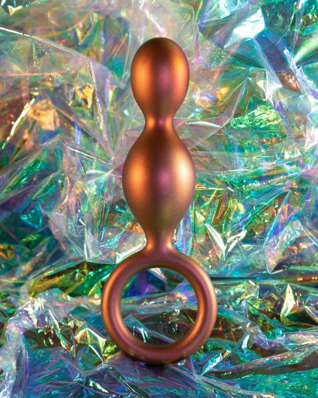 Anal Adventures Matrix Duo Loop Plug - Copper