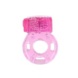 Powerbullet Vibrating Cockring Butterfly Pink