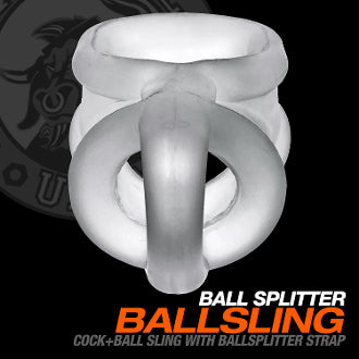 OxBalls Ballsling Ball-Split-Sling Clear Ice
