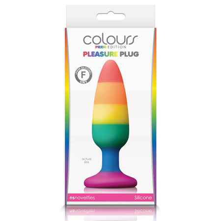 Colours Pride Edition Butt Plug - Medium -Rainbow