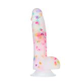 Addiction Confetti Silicone Dildo with Free Bullet Vibe