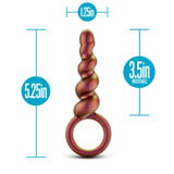 Anal Adventures Matrix Spiral Loop Plug - Copper