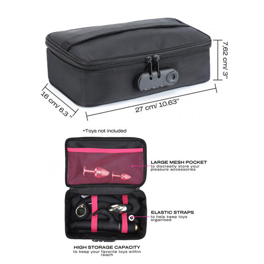 Dorcel  Discreet Toy Storage Box With Padlock and Code