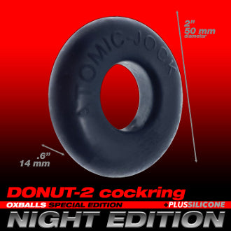 OxBalls Do-Nut-2 Cockring Plus+Silicone Special Edition Night