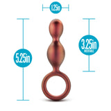 Anal Adventures Matrix Duo Loop Plug - Copper