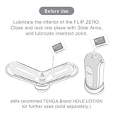 Tenga Flip Zero White Male Masturbater