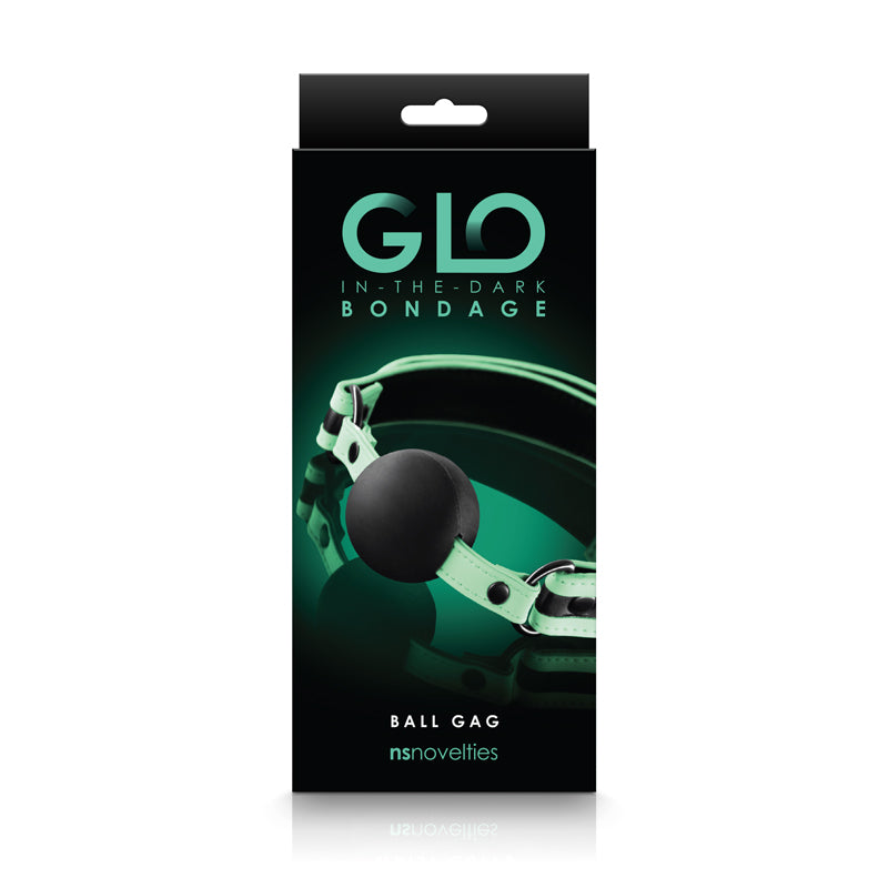 GLO in the dark Bondage Ball Gag Glow in the dark