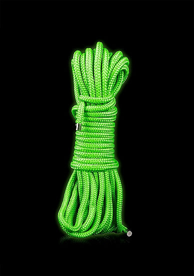 Ouch! Glow in the Dark Rope 10m 33 ft. Neon Green