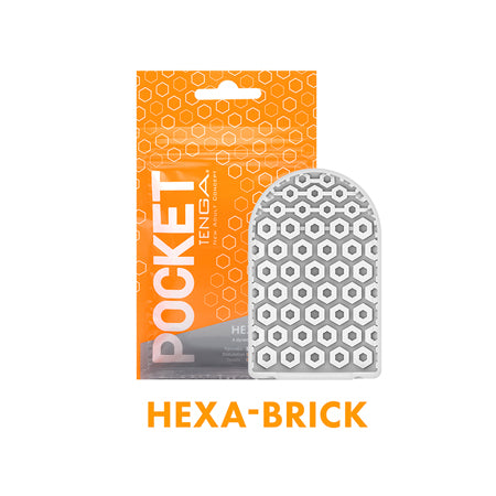 Tenga Pocket Masturbator Stroker Sleeve Hexa Brick