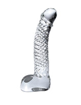 Icicles number 61 glass g-spot massager dildo