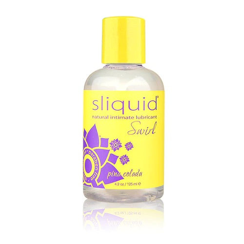 Sliquid Naturals Swirl Pina Colada Flavored Lubricant 4.2 oz