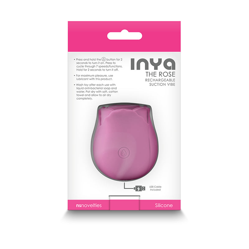 INYA The Rose Suction Vibrator  Pink