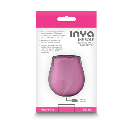 INYA The Rose Suction Vibrator  Pink