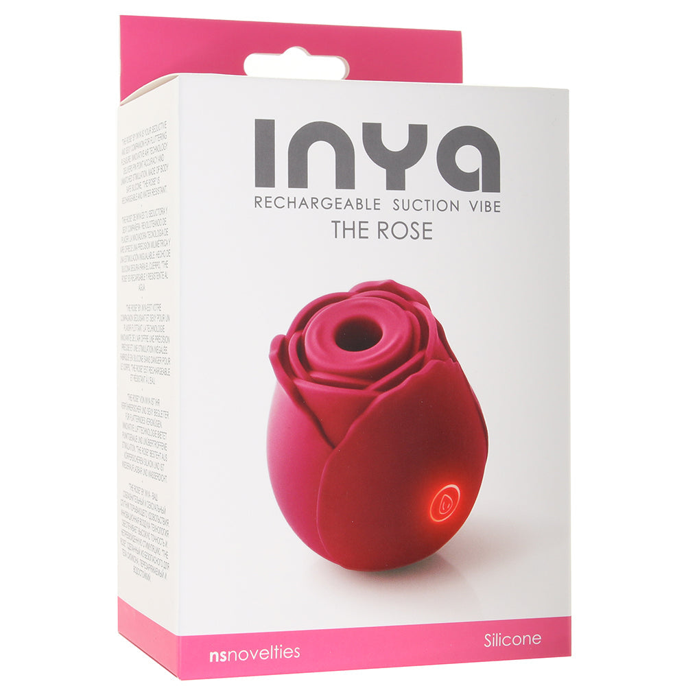 INYA The Rose Suction Vibrator Toy Pink - Red