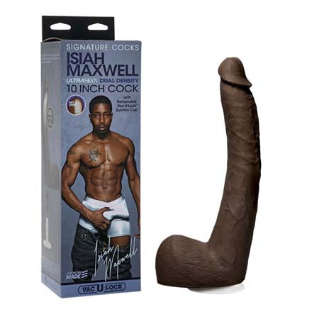 Signature Cocks Isiah Maxwell 10-Inch ULTRASKYN Cock with Removable Vac-U-Lock Suction Cup