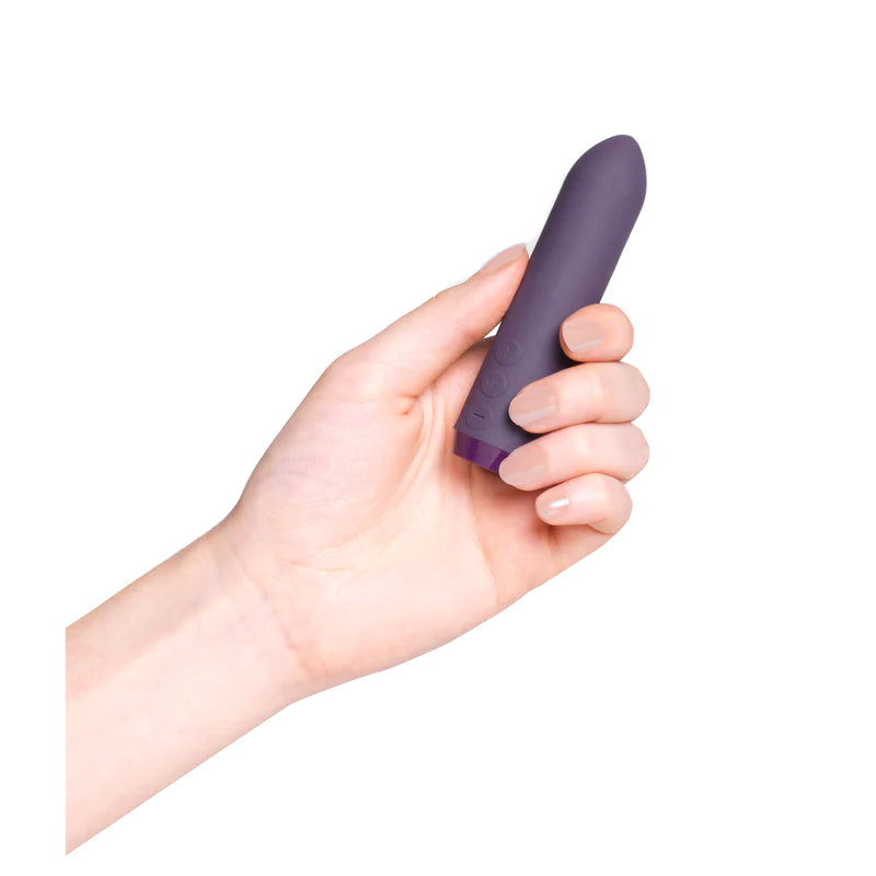 Je Joue Classic Silicone Bullet Rechargeable Vibrator- Teal - Purple