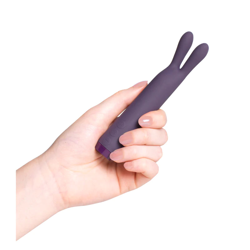 Je Joue Silicone Rabbit Bullet Rechargeable Vibrator- Teal - Purple