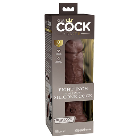 King Cock Elite Silicone Dual-Density Cock Dildo 8 inch