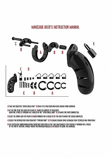 ManCage Model 01 Chastity Cage Cock Cage - 3.5"