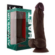 Shaft Model N Liquid Silicone Dildo With Balls 8.5 inch Oak