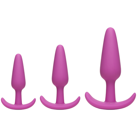 Mood Naughty 1 Anal Plug Trainer Set - Black - Pink