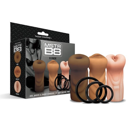 MSTR B8 Stroker and C-Ring 6-Pack