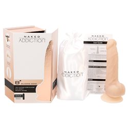 Naked Addiction 8 inch Dual Density Silicone Dildo