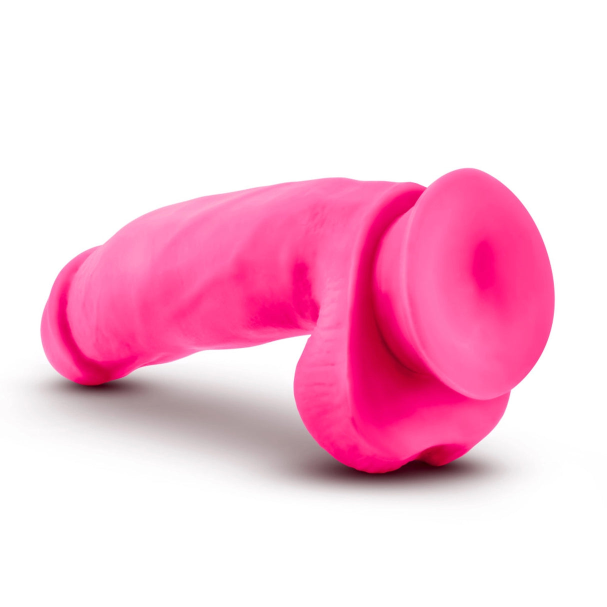 Neo Elite - 7 inch Silicone Dual Density Cock with Balls -  Blue/Pink