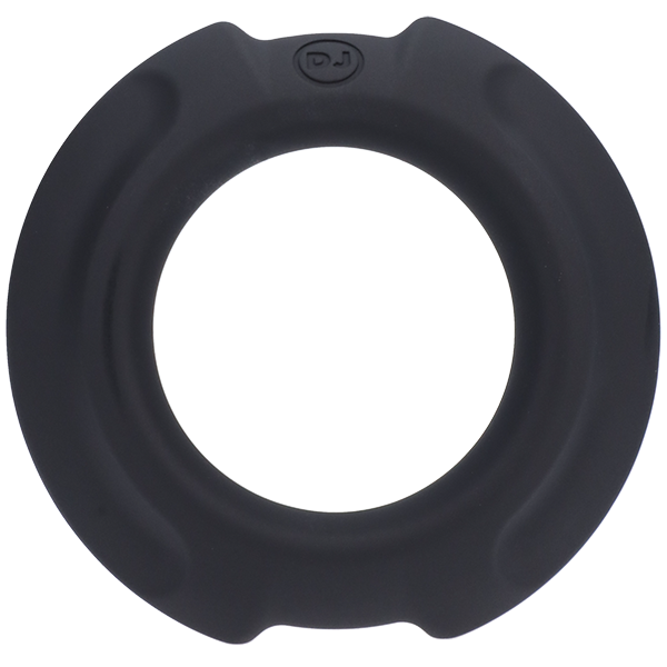 OptiMALE FlexiSteel Silicone Metal Core CockRing 2 sizes- Blue - Black