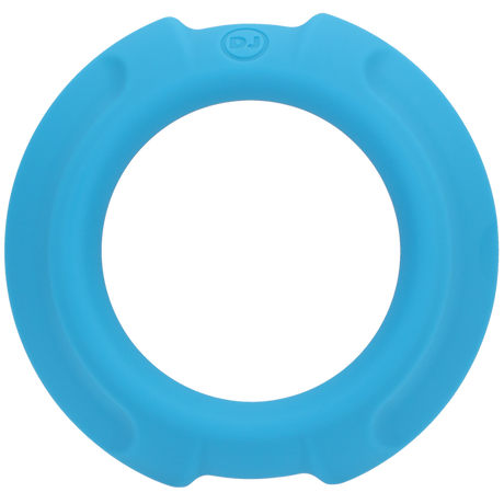 OptiMALE FlexiSteel Silicone Metal Core CockRing 2 sizes- Blue - Black