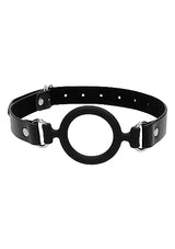 Ouch! Silicone Ring Gag With Adjustable Leather Straps