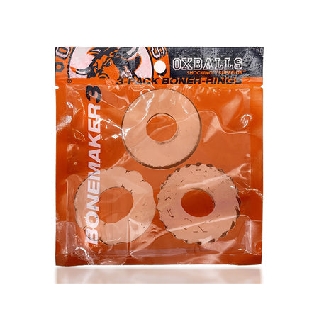 OxBalls Bonemaker 3-Pack Boner Cockrings - All Colors