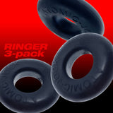 OxBalls Ringer 3-Pack Bulge Cockrings Silicone Night Edition