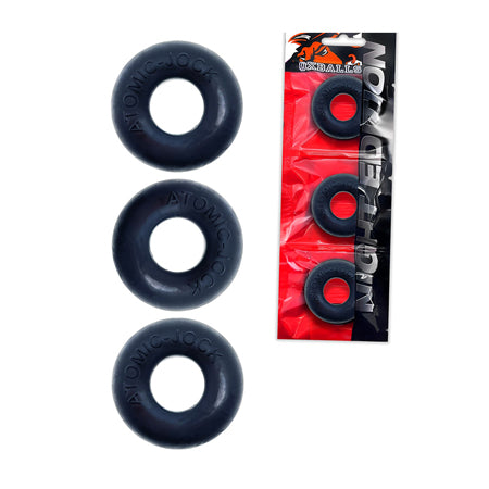 OxBalls Ringer 3-Pack Bulge Cockrings Silicone Night Edition