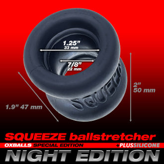 OxBalls Squeeze Ballstretcher Plus+Silicone Special Edition Night