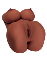 PDX Plus EZ Bang Torso Masturbator - Light - Brown