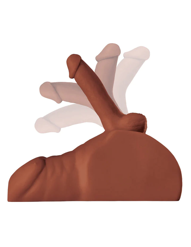 PDX Plus Perfect Ride Torso Masturbator Dildo  - Light - Brown