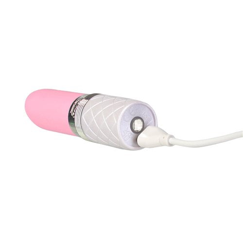 Pillow Talk Lusty Flickering Lipstick Massager Pink - Teal