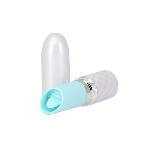 Pillow Talk Lusty Flickering Lipstick Massager Pink - Teal