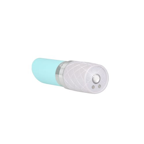 Pillow Talk Lusty Flickering Lipstick Massager Pink - Teal