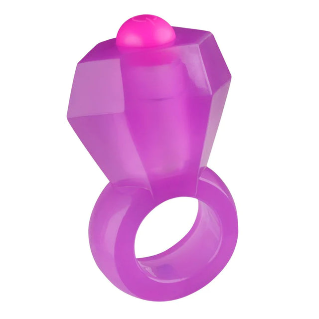 purple cockring that vibrates and looks like a lollipop 