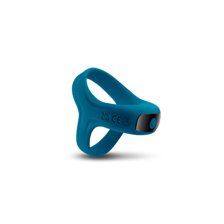 Renegade Emperor Vibrating Cockring - Black - Teal