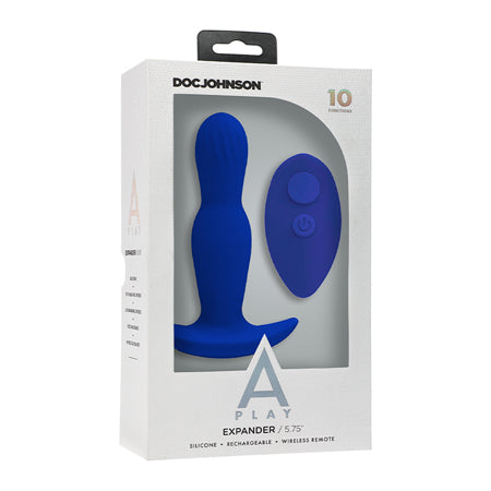 A-Play EXPANDER Vibrating Inflatable Silicone Anal Plug with Remote