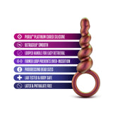 Anal Adventures Matrix Spiral Loop Plug - Copper