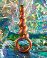 Anal Adventures Matrix Spiral Loop Plug - Copper