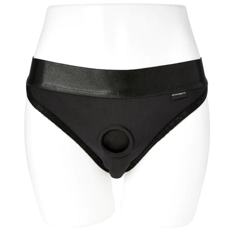 SportSheets Em.Ex. Silhouette O-Ring Harness - Black