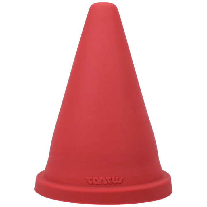 Tantus Cone Squat - Ruby - Onyx